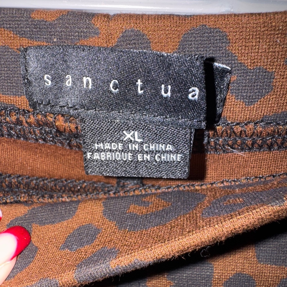 Sanctuary Leopard Affair Social Standard Skinny Pants Size XL/ Extra Large - Picture 8 of 14